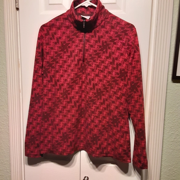 COLUMBIA 1/4 zip fleece jacket L - Picture 1 of 7